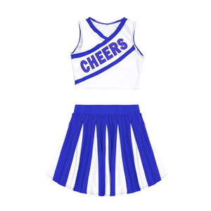 Uniformes de cheerleading personnalisés imprimés, respirants, en spandex/polyester, vêtements de sport de haute qualité pour l'extérieur, uniforme de cheerleader - Product Image 5