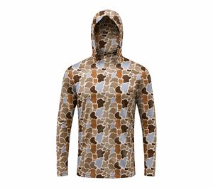 Camisa de Manga Larga con Capucha y Camuflaje para Pesca Submarina con Patrón de Ocultación - Product Image 2
