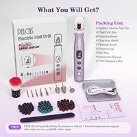 Machine à ongles professionnelle rechargeable sans fil de haute qualité, 45000 tr/min, ponceuse électrique pour manucure et gel