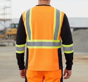 Camisa de Uniforme Reflectante Personalizada con Ajuste Cómodo para Uso Diario en Trabajos Industriales - Product Image 5