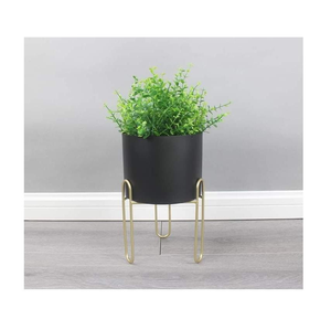 Jardinières en métal uniques pour la décoration de la maison et du jardin, disponibles en différentes tailles et finitions, pots et jardinières à fleurs - Product Image 5