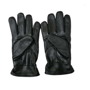 Gants en cuir d'agneau de qualité supérieure, pour la saison hivernale, prix bas, 100% cuir véritable, compatibles avec les écrans tactiles, thermiques, écologiques - Product Image 2