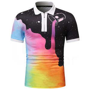 Camiseta de Golf para Hombre 2025-26 de Secado Rápido, Tejido de Poliéster Transpirable, Bordada, de Alta Calidad, Estilo Casual Deportivo - Product Image 1