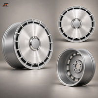 Jantes forgées Aero Disc 15 Vents en aluminium brossé multi-rayons 18-22 pouces 5x112 5x120 5x114.3 6061-T6 pour Mitsubishi