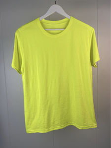Camiseta de Algodón Lisa para Hombre, Cómoda, Ligera, de Manga Corta y Cuello Redondo, para Uso Casual, al por Mayor - Product Image 1