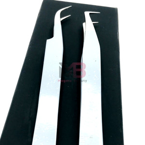 Colección de Pinzas para Extensión de Pestañas con Caja, Logotipo Personalizado, Agarre de Diamante, Acero Inoxidable, Pinzas al por Mayor - Product Image 4