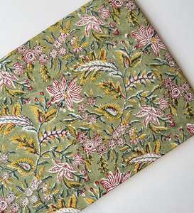 Tela de Algodón de Lujo con Estampado de Bloques Personalizado para Costura, Manualidades, Prendas, Bolsos y Accesorios de Cama, Tela Multiusos Rediseñada - Product Image 5