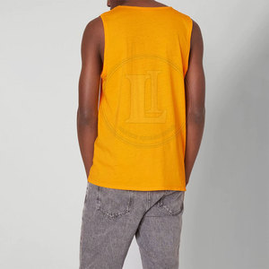Camiseta sin Mangas para Hombre, Precio Económico, Diseño y Talla Personalizados, 100% Algodón Transpirable, Servicio OEM, para Fitness - Product Image 2
