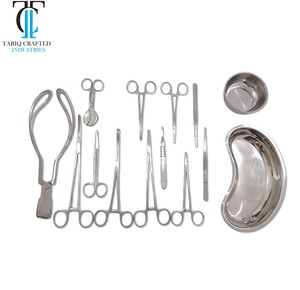 Kit complet d'instruments de chirurgie générale en acier inoxydable, équipement médical chirurgical TARIQ CRAFTED INDUSTRIES - Product Image 1