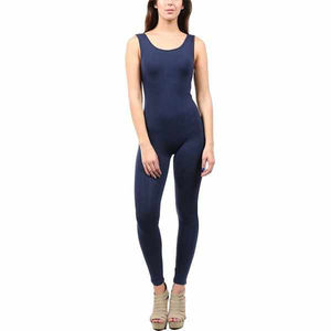 Mono deportivo de yoga de una pieza con cuello halter y espalda descubierta, transpirable, con logo personalizado, para verano - Product Image 4