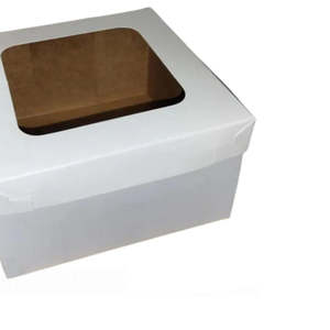 Best Quality Handmade Kraft Paperboard Cake Boxes Factory Custom Portable Food Safe Market Price Packaging - Product Image 4