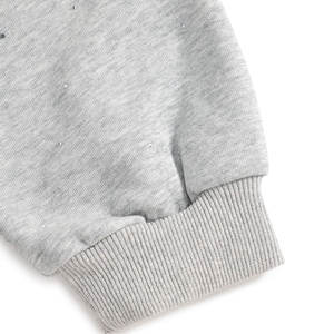 Nouveau design, sweats à capuche à manches longues avec strass, coton et polyester, prix de gros, sweats à capuche avec strass - Product Image 6