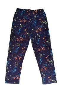 Pantalones Largos de Mujer, Tejido Suave y Transpirable, Estampados, Cintura Alta, Cierre Elástico, Pierna Ancha, Estilo Casual para la Calle - Product Image 3