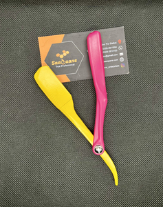 Manual Straight Edge Shaver Professional Stainless Steel Sharp <b>Razor</b> Foldable Beard <b>Razor</b> With <b>Blade</b> Safety <b>Razor</b> - Product Image 1