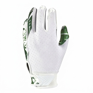 OEM Unisex American Football Receiver Gloves Synthetic Leather Breathable Full Finger Hook Loop Closure Anti-Chemical Protection - Product Image 6