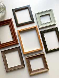 Square DIY Craft Wooden Photo <b>Frame</b> Plain MDF Wood Picture <b>Frame</b> Blank Tabletop Wall <b>Mount</b> Photo Holder Wholesale - Product Image 4
