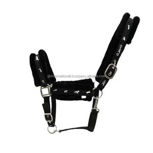 Cabestrillo de nailon de alta calidad con relleno de piel de visón, vellón, hebillas SS, ojales y cinta de caballo en todos los lados, en colores vibrantes - Product Image 4