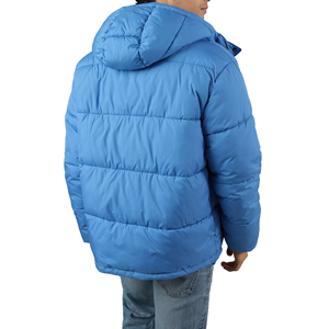 Men's OEM Customized Logo Breathable Zipper Puffer <b>Jacket</b> with Pockets for Winter Outdoor Use - Product Image 4