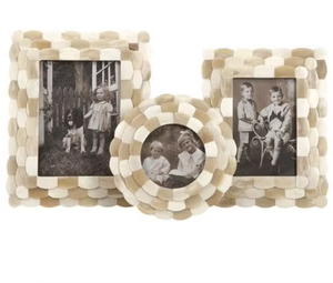 Luxury Handmade <b>White</b> Bone Inlay Oval Photo <b>Frame</b> Decorative Tabletop <b>Picture</b> <b>Frame</b> Artisan Home Decor Wedding Gift Hotel Office - Product Image 1