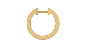 ต่างหูเพชรทรงกลมประดับเพชรแบบช่องส่องแสง ให้ความเปล่งประกายสดใส เหมาะสำหรับงานแต่งงาน งานปาร์ตี้ และลุคแฟชั่นในชีวิตประจำวัน - Product Image 4