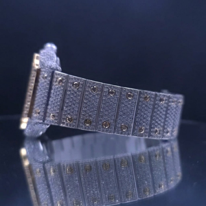 High premium Quality Hot Selling Business Square <b>Case</b> Moissanite <b>Watch</b> Men's Stainless Steel Iced Out - Product Image 6