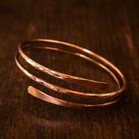 Bracelets en alliage de cuivre pour hommes et femmes, écologiques, à la mode, classiques, bijoux magnétiques, cadeau, design géométrique
