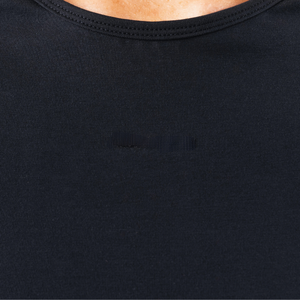 Camiseta Deportiva Corta para Mujer, Negra, Suave y Elástica, de Manga Corta, para Gimnasio, Yoga, Entrenamiento - Product Image 5