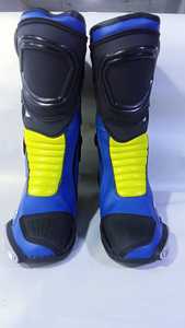 Botas de Motocicleta de Cuero Transpirables y Resistentes al Viento, Diseño Personalizado, Servicios OEM Profesionales con Opciones Personalizables - Product Image 2