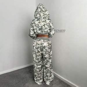 Survêtement de jogging pour femmes, logo personnalisé, molleton de coton, fournisseur de survêtements personnalisés pour femmes, vente en gros - Product Image 6