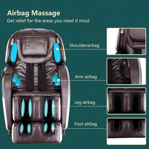 Fauteuil de massage intelligent de luxe à pression d'air, zéro gravité, avec chauffage Shiatsu pour le cou, la tête, les pieds et le corps entier, vente en gros - Product Image 5