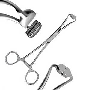 Pinza de Toalla de Primera Calidad, 6 Pulgadas, Acero Inoxidable Alemán, Instrumentos Quirúrgicos Médicos para Obstetricia, Ginecología y Otorrinolaringología, Manual, CE - Product Image 2