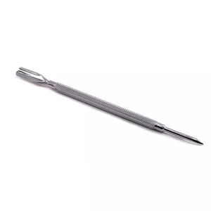 Pousse-cuticules personnalisé très demandé, en acier inoxydable, pour le retrait du vernis à ongles, outils de nettoyage des ongles, pousse-cuticules à pointe acérée - Product Image 2