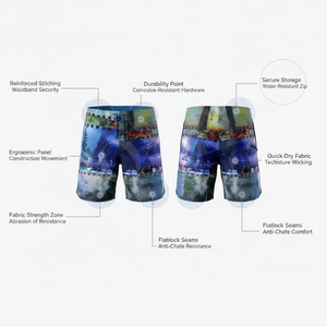 Shorts de sport athlétiques à séchage rapide, personnalisables avec votre marque, en polyester de qualité supérieure, nouveau design 2026 – Offre Spéciale - Product Image 3