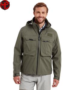 Chaqueta de Pesca Personalizada para Hombre, Invierno, Cordura, Cierre de Cremallera, Impermeable, Transpirable, Resistente al Viento, Informal, para Trabajo, Deportes al Aire Libre - Product Image 1