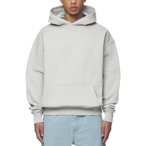 เสื้อฮู้ดดี้ผู้ชาย ผ้าฝ้าย 100% ระบายอากาศได้ดี แขนยาว ทรงหลวม แห้งเร็ว รับทำโลโก้ตามสั่ง บริการ OEM เสื้อฮู้ดดี้ผู้ชาย - Product Image 5