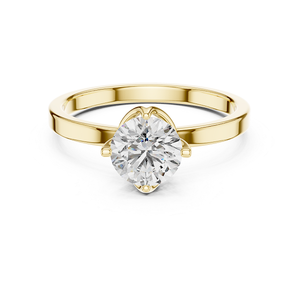 Anillo de Diamante Cultivado en Laboratorio de Primera Calidad, Joyería Fina de Oro, Elegante Anillo de Compromiso, Diseño de Lujo, Corte Brillante, IGI - Product Image 1