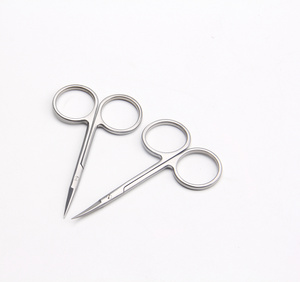 Tijeras Quirúrgicas de Cerámica Premium para Cejas con Hoja de Acero Inoxidable y Hoja Recta - Product Image 4