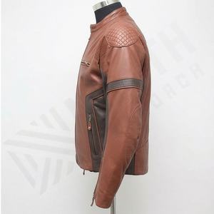 Chaleco de Cuero Vacuno Genuino para Hombre, Chaqueta sin Mangas Casual de Invierno, Prenda Exterior de Moda para Motociclistas, Nuevo - Product Image 3