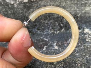 Boucles d'oreilles en corne de buffle, écologiques, faites à la main, modernes, polies, artisanales, pour femmes, usage quotidien, HASAN CRAFT - Product Image 4