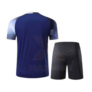 High Quality Breathable Solid Color <b>Badminton</b> Uniform Customized Colors Unisex Team Wear - Product Image 2