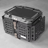 Nouveau style 45L/55L/65L Valise pliable blindée pour moto en aluminium, coffre à bagages pour moto, boîte supérieure, boîte arrière pour moto