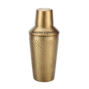 Shaker à cocktails moderne en acier inoxydable doré de qualité supérieure, mélangeur de boissons, capacité 500 ml, accessoires de bar et de club, ensemble de cocktails sans alcool, 1 pièce - Product Image 2