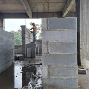 Paneles de pared de cenizas volantes AAC ligeros de alta eficiencia, bloques de construcción eficientes hechos de material de yeso duradero - Product Image 5