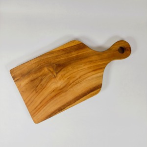 KANGTO Bloc à découper en bois de teck ancien de couleur naturelle originaire d'Indonésie pour la cuisine - Product Image 5