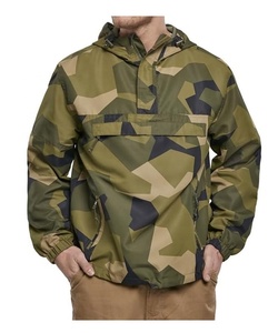 Veste coupe-vent imperméable pour hommes grandes tailles, impression par sublimation personnalisée sur toute la surface, vestes pour hommes en gros - Product Image 4