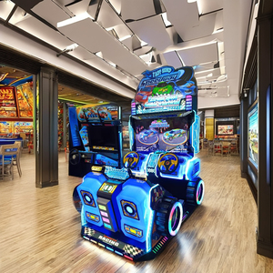 HGR Amusement Extreme Speedway Whirlwind 2-Player Indoor <b>Arcade</b> Video Racing Simulator Coin Operated Car <b>Game</b> <b>Machine</b> EU Plug - Product Image 2