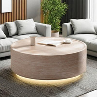 Masif Ahşap Sehpa Yeni İtalyan Minimalist Modern Tasarım Dayanıklı Çevre Dostu Küçük Daire Ev Mobilyası Kolay
