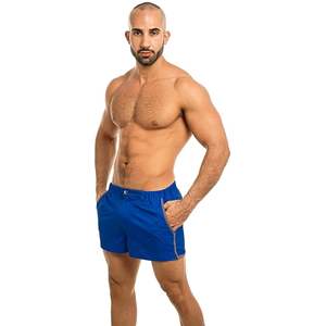 Nouveauté Short de bain unisexe ample et décontracté pour la plage, anti-UV, en Polyester/Nylon, avec cordon de serrage, vente en gros - Product Image 4