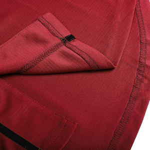 Maillot de baseball unisexe rouge à manches courtes, boutonné sur le devant, en polyester anti-humidité, coupe classique pour adulte, couleur unie, vêtement de sport - Product Image 5