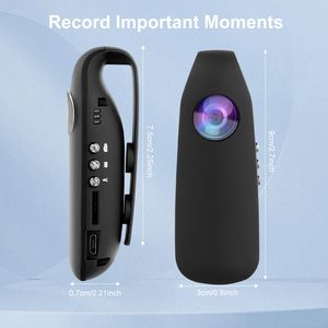 Mini Cámara Corporal HD 1080P con Clip para Pecho, Grabación en Bucle con Detección de Movimiento para Ciclismo al Aire Libre - Product Image 1